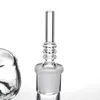 10mm 14mm 19mm Quartz Tip for Mini NC Kits With Plastic Keck Clips Quartz Banger Nail Quartz Tips8327116