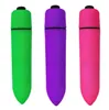 Kraftfull 10 hastighet Vibrerande Mini Bullet Form Vattentät Vibrator G-Spot Massager Sexleksaker För Kvinnor Vuxen Toy Products