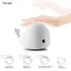 LED Children Night Light Soft Silicone Baby Nursery Lamp med k￤nslig krankontroll 7 Enkel f￤rger och flerf￤rgad andning DUAL LIGHT MOD