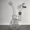 Fab Egg Beaker Glass BongsエキサスフェアマトリックスPercの喫煙水パイプDABリグオイルリグBong Beaker Base Bongs Seed Perc Copy