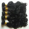 Péruvienne Malaisienne Indienne Brésilienne Vierge Extensions de Cheveux 3 4 5 pcs Vague Naturelle pas cher Usine de haute qualité Indien remy huma1758045879742