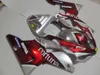 Hot sale Fairing kit for Yamaha YZF R1 2000 2001 wine red silver fairings set YZFR1 00 01 OT08