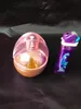 Egg alcohol lamp glass bongs accessories , Unique Oil Burner Glass Pipes Water Pipes Glass Pipe Oil Rigs Smoking with Dropper