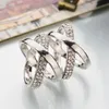 Großhandel - MissCyCy Koreanische Mode Frauen Schmuck Vergoldet CZ Diamant Brosche Schal Schals Schal Schnalle Clips