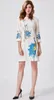 Novelty Phoenix Embroidery Women Sheath Dress Mini Dresses 114A6122