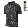 Camicia da combattimento tattica BDU Army Quick Dry Camouflage T Shirt Outdoor Woodland Caccia Shooting Battle Dress Uniform NO05-126