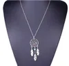 4 Styles Maxi Necklace Fashion Hot Pendant Necklaces Alloy Dream Catcher Girl Necklace for Women Statement Necklace Jewelry