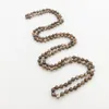 St0335 New Aarrivl Yoga Lång halsband 60 tum Kvinnor Knitted Halsband Högkvalitativt Naturligt Ocean Jasper Halsband
