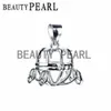 2 Pièces Citrouille Chariots Pendentif Perle Cage 925 En Argent Sterling Souhaitant Perle Flottant Médaillons Pendentif Halloween Cadeau