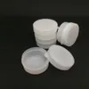 10ml White Plastic Processtic Smaple Jar 34x17m 10gram Size Cream Empty Bottle Mask Contains Jars Small Pot