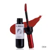 PopLeel Kırmızı Şarap Dudak Tint Mat Sıvı Ruj Seti Balsam Makyaj Çıplak Bebek Dudak Parlatıcı Kit Koreli Kozmetik