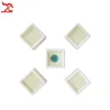 80Pcs Plastic Square Loose Diamond Display Package Box White Gem Case Black Memory Foam Pad Beads Pendant Box Showcase 3 3 2cm229U