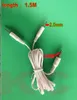 500PCS / LOT 2 PIN ELECTRODE LEAD WIRE Byte Kabel ~ 3.5mm För elektroterapi TENS-enheter 1,5m