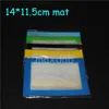 tools Silicone wax pads dry herb oil mats 14cm 11.5cm food grade baking dabber sheets jars dab mat