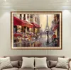 Tour Eiffel Paysage DIY Paintes de diamant Modern Oeuf l'image de la décoration du salon sans cadre306f6614833