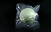 Naturlig halvklot konjac svamp träkol grönt te konjac potatis konnyaku ansikts puff ansikte tvätt rengöring svamp med väska