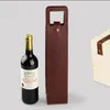 Fast shipping Receive Wine bags of wine packaging gift boxes Red wine only leather box random color