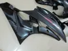 Formowanie wtryskowe Gorąca Sprzedaż Zestaw do obróbki dla Yamaha YZF R6 2006 2007 Black Fairings Set YZFR6 06 07 OT12