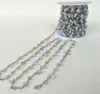 Natuursteen kristallen chips sieraden vinden ketting kettingen, goud kleur DIY ketting armband sieraden maken LZ23