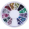 Venta al por mayor-Biutee 12 colores Rhinestones de uñas 2 mm Acrílico Nail Art Rhinestones Decoración apliques para gel UV Teléfono Portátil Herramientas de uñas DIY