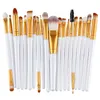 100 sets DHL FREE 2017 Hot Professional 20pcs Makeup Brushes Set Cosmetic Face Eyeshadow Brushes Tools Makeup Kit Eyebrow Lip Brush