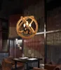 Antique Pendant Lights rope lamp retro design RH loft lamp Living Room Cafe Bar Decor Lighting E14*3 110-240V