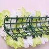 Billiga DIY Wedding Decoration Props Simulering Silk Flowers Rose Wedding Arch Wedding Artificial Flower Road LED Flowers