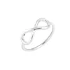 Goedkoop Prijs Nieuwe Mode Eenvoudige Verzilverd Infinity Ringen Nummer 8 voor Dames Party Gift Eindeloze Accessoires Minimalistische Sieraden EFR069