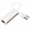 USB 2.0 до RJ45 LAN Ethernet Adapter 10M / 100M RTL8152B Чипсы сети для ноутбука ПК Внешний разъем