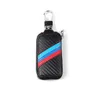 Kolfiberläderväska för BMW plånboknyckel 3 4 5 6 7 Serie X3 X4 320i530 Keychain Nyckelfodral Cover4433723