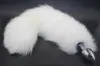 Stal nierdzewna Fox Tail Butt Butt Massager Massager Enama Anal Plug Sex Toys for Women Anal Sex Toys Dorosły Games Sex Produkty 8694351