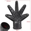 black hand shape plastic hair dryer diffuser 216cm styling accessory2090918