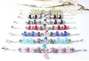 Hot sell beautiful crystal beaded bracelet jewelry length 18cm fashion accessories don't fade the plating layer
