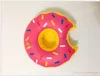 Uppblåsbara Donuts Tubes Coke Telefon Cup Hållare Swim Pool Flytande Leksaker 18cm Dricka Botlle Holder Gratis frakt