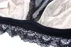 3pcs nuovo pizzo fiore francese appeso collo alto reggiseno vita europea e americana biancheria intima commercio estero donne