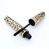 Nieuwe Love Alpha Mascara Magic Leopard Fiber Mascara Brush Eye Black Make-up Wimper Grower Eye Black Curling lange wimpers 2pcs / set