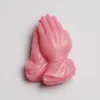 石鹸キャンドル製造樹脂、粘土工芸品のためのBB021祈りのハンドの指のシリコーンの金型