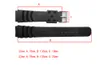 Jawoder Watchband 20 22mm Black Silicone Rubber Watch Band Rem rostfritt stål Pin Buckle For Casio Sports Watch Straps233p