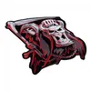 Nedräkning till döden Grim Reaper Timglas Patch Reaper Skull Broderade Iron On Patches 9 12 75 INCH 285I