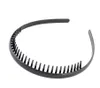 NS Mens Metal Toothed Sports Football Soccer Hair Headband Alice band Black #R49
