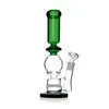 MIX Color Glass Bongs Rechte Type Percolators Glas Waterleidingen voor roken met 18mm Vrouwelijke Groothandel