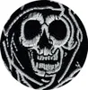 Fashion SOA Reaper Crew Embroidered Iron On Patch Motorcycle Heavy Metal Punk Applique Badge Front Patch 3 5 G0448208J