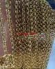 Lot 5meter Gold Tone Fethel Stainless Fashion 4mm Round Rolo Link Chain Jewelry Finding Narking Chain DIY