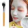Toptan Yeni Makyaj Fırçaları Kadın Bambu Kolu Yüz Maskesi Fırçası Makyaj Fırçası Makyaj Yüz Fırçaları