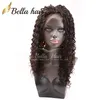 360 Frontal Kapatma Sadece Brezilyalı Peru Virgin Saç 22x4x2 Dantel Frontals İnsan Dantel Kapatmaları Band Bella