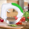 Runde Multifunktions -Küchenmesser Küchenzubehör Gemüse Hubschrauber Slicer Rundes scharfe Messer Easy Cutter Gemüse Werkzeuge3293411