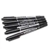 10st Assorted Tattoo Transfer Pen Black Dual Tattoo Skin Marker Pen Tatuering Leverans för permanent smink Gratis frakt