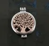 Aromaterapia olio essenziale diffusore collana medaglione pendente Hypo luminoso albero della vita 24 pollici catena di gioielli