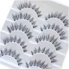 Beauty 5 Pairs/Set Makeup Handmade Natural Fashion Long False Eyelashes Thick Cross Soft Eye Lashes