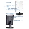 Ajustável 20 LEDs iluminado Makeup Mirror Screen Touch Screen Portable Vanity Vanity Lamp Lâmpada Cosmética Espelho Maquiagem Ferramenta